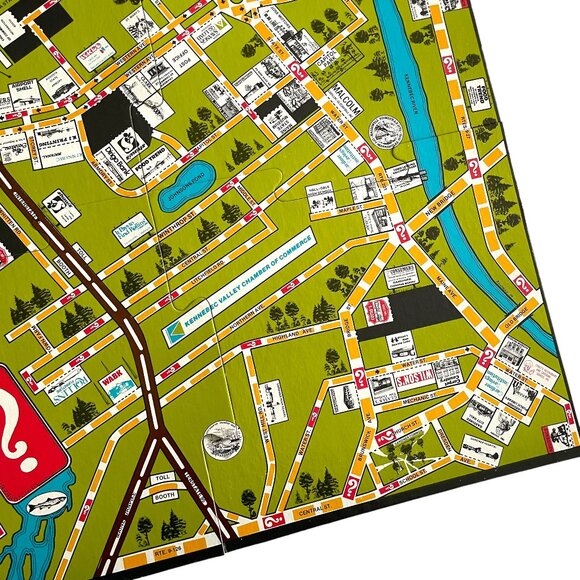 Vintage 1979 All About Town Board Game Kennebec Valley Maine Augusta Belgrade ++ - Picture 5 of 11